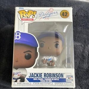 Funko Pop! Sports Legends Figure with Blue and White Uniform